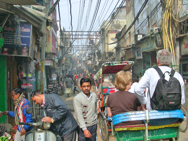 Jahresschluss 2019 006 Verkehr in Delhi